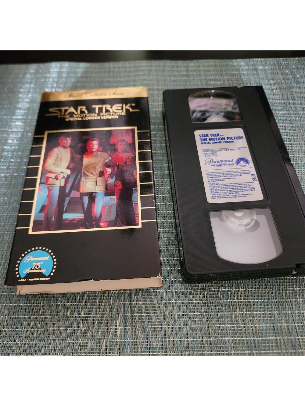 Star Trek The Motion Picture VHS Paramount Video William Shatner Leonard Nimoy